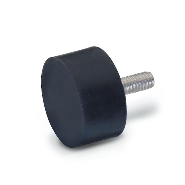 GN452.1-51-41-3/8X16-55 Rubber Bumper Stainless, Threaded Stud
